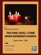 The King Shall Come When Morning Dawns SA choral sheet music cover